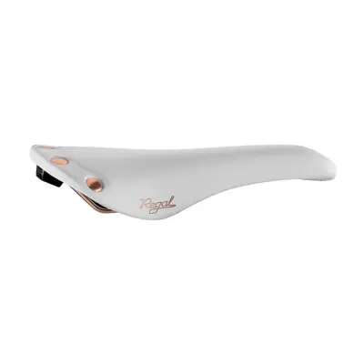 Sedlo na bicykel unisex Selle San Marco Regal Le Bianche biele