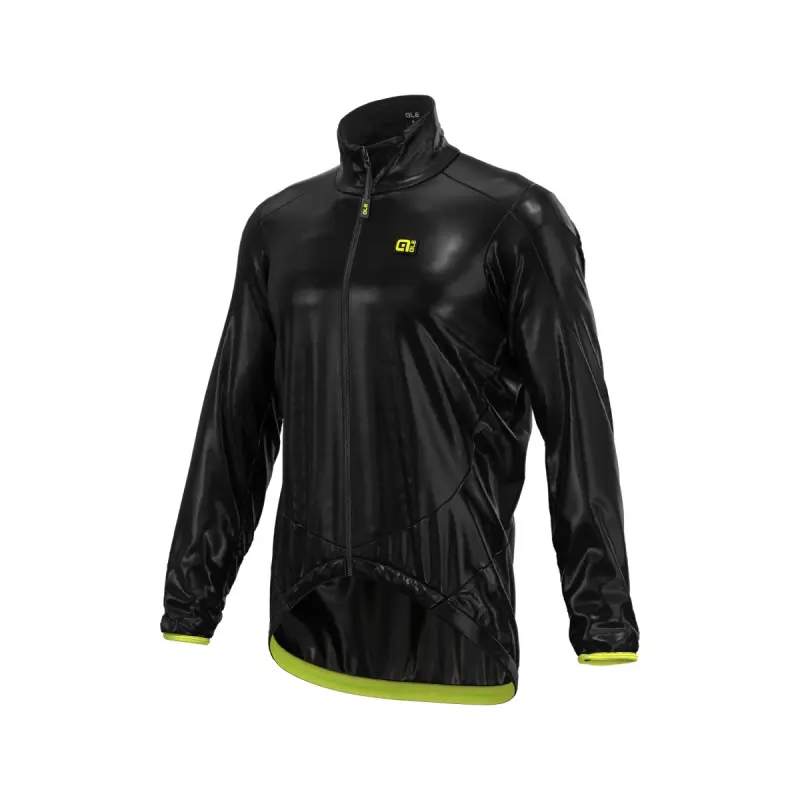 Letní cyklistická pánská bunda Alé Guscio Light Pack Ale černá