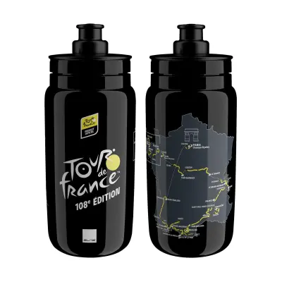 Fľaša FLY 550 TdF Map čierna