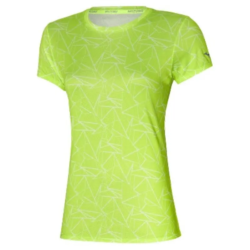 Bežecké tričko dámske Mizuno Core Graphic Tee zelené