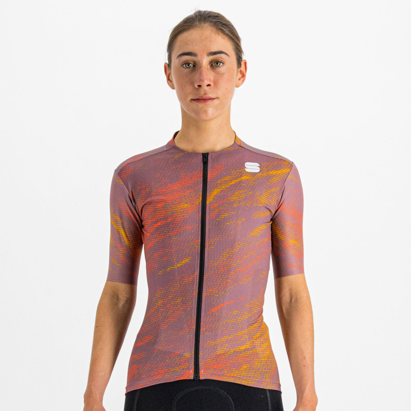 Letný cyklistický dámsky dres Sportful Cliff Supergiara ružový