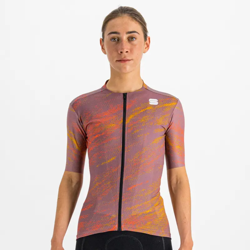Letný cyklistický dámsky dres Sportful Cliff Supergiara ružový