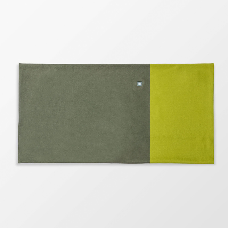 Cyklistický nákrčník Sportful Matchy kaki/žltozelený