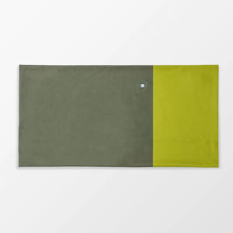 Cyklistický nákrčník Sportful Matchy kaki/žltozelený