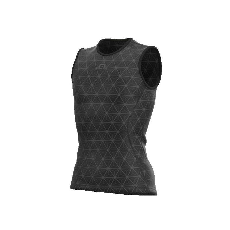 Cyklistická funkčná vrstva pánska ALÉ QUARK LESS čierna