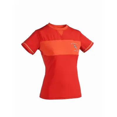 ST running tričko s krátkym rukávom dámske červené_orig