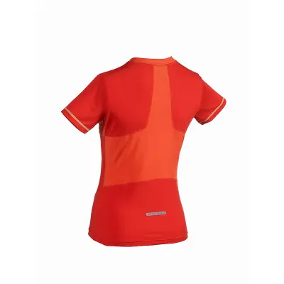 ST running tričko s krátkym rukávom dámske červené_alt0