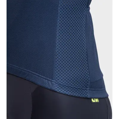 Letný cyklistický pánsky dres Alé Cycling Solid Thorn modrý