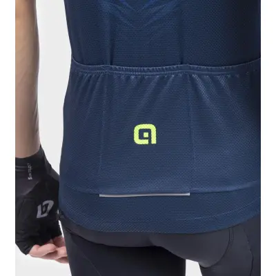 Letný cyklistický pánsky dres Alé Cycling Solid Thorn modrý