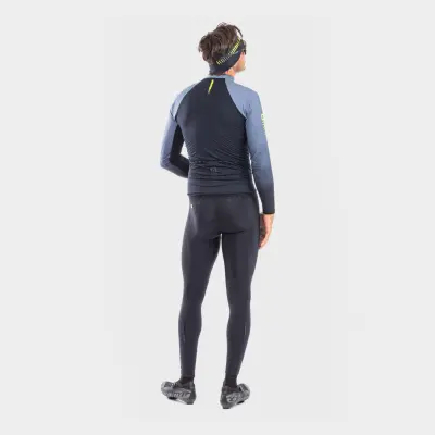 Zateplený cyklistický dres pánsky Alé R-EV1 Clima Protection 2.0 Velocity wind G+ sivý