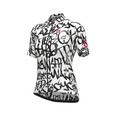 Letný cyklistický dres Alé Solid Ride Lady dámsky biely