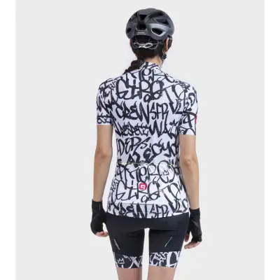 Letný cyklistický dámsky dres Alé Cycling Solid Ride Lady biely