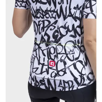 Letný cyklistický dámsky dres Alé Cycling Solid Ride Lady biely