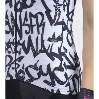 Letný cyklistický dámsky dres Alé Cycling Solid Ride Lady biely