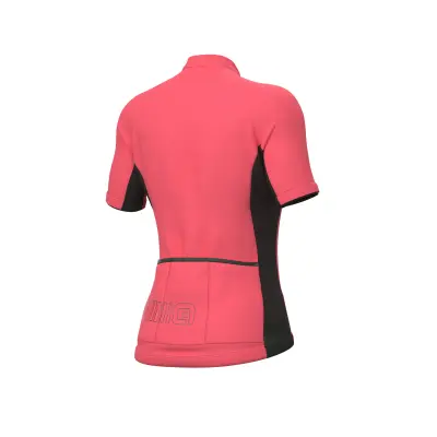 Letný cyklistický dámsky dres Alé Cycling Solid Color Block ružový