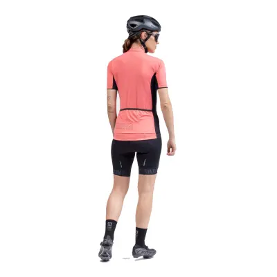 Letný cyklistický dámsky dres Alé Cycling Solid Color Block ružový