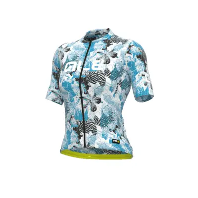  Letný cyklistický dres dámsky ALÉ PR-R AMAZZONIA zelený