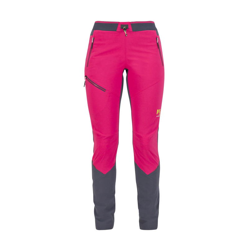 Letní outdoorové kalhoty dámské Karpos Rock Evo růžové/modré