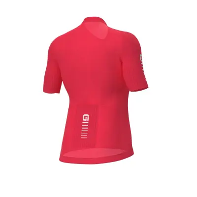 Letný cyklistický dres Ale Cycling R-EV1 Silver Cooling Lady dámsky ružový