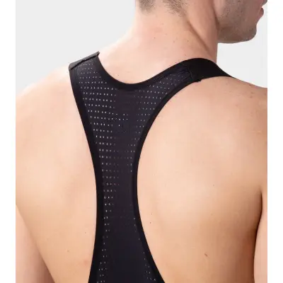 Letné pánske cyklistické nohavice Alé Cycling PR-R Sella Plus čierne