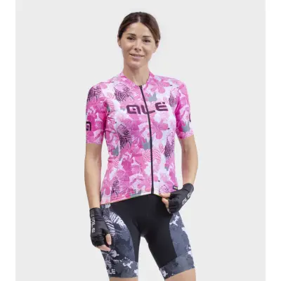Letný cyklistický dámsky dres Alé Cycling PR-R Amazzonia ružový