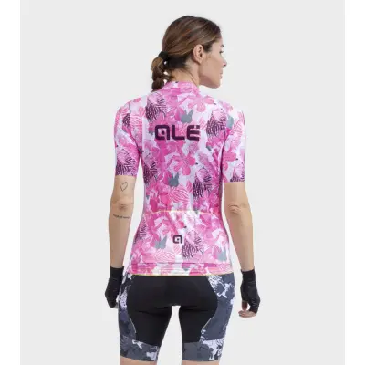 Letný cyklistický dámsky dres Alé Cycling PR-R Amazzonia ružový