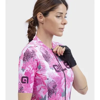 Letný cyklistický dámsky dres Alé Cycling PR-R Amazzonia ružový