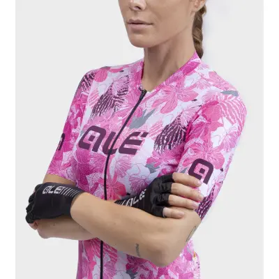 Letný cyklistický dámsky dres Alé Cycling PR-R Amazzonia ružový