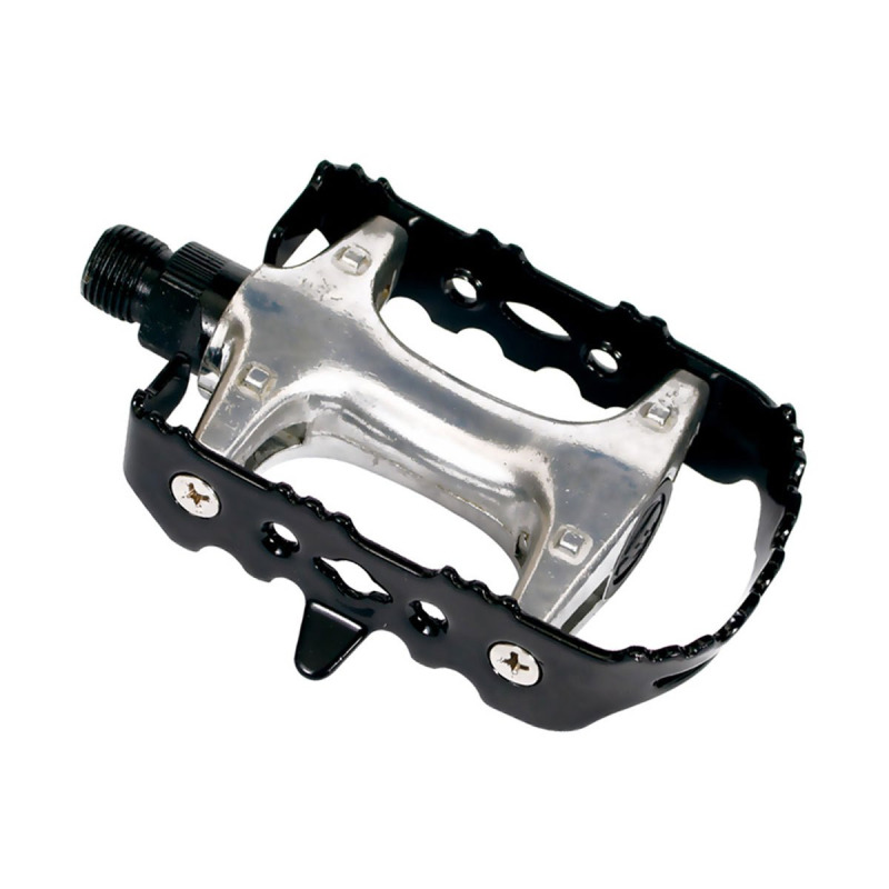 Kuličkové pedály Longus CAGE MTB FE/AL stříbrné