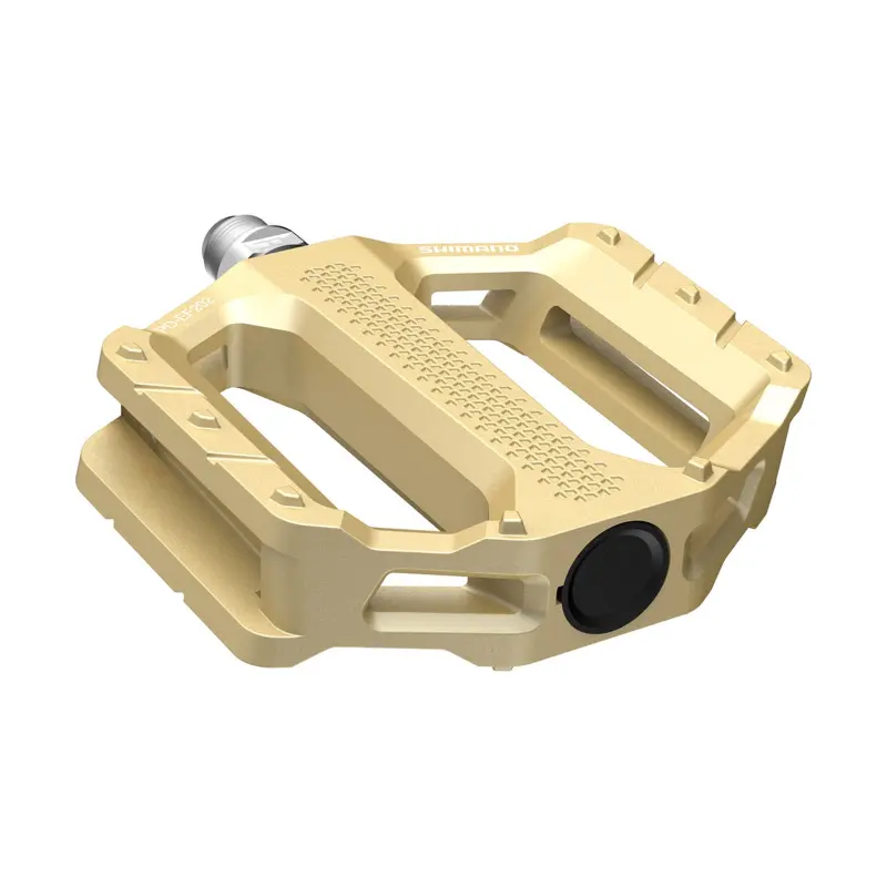 Platformové MTB pedály Shimano FLAT EF202 zlaté
