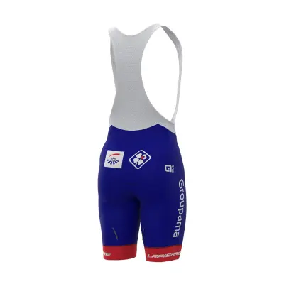 Letné cyklistické nohavice pánske ALÉ GROUPAMA FDJ 2021 biele/modré