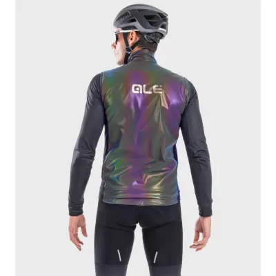 Pánska cyklistická vesta GUSCIO Iridescent Reflective 