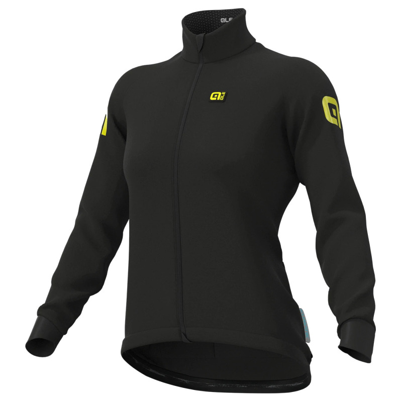 Zateplený cyklistický dres dámský Alé Cycling Klimatik K-Idro černý