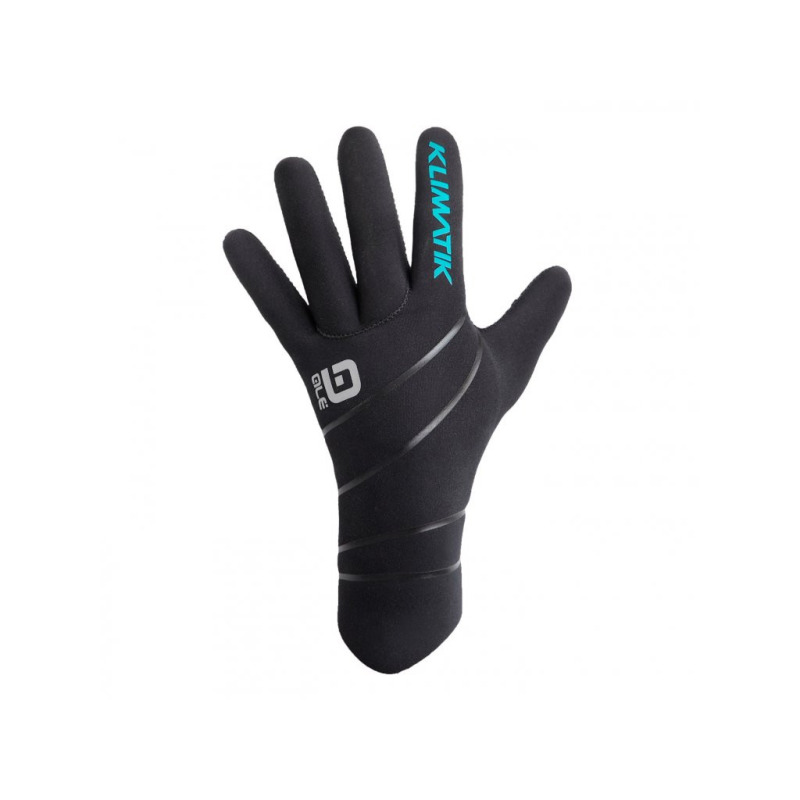 Zimní cyklistické rukavice Alé Accessori Neoprene Plus černé
