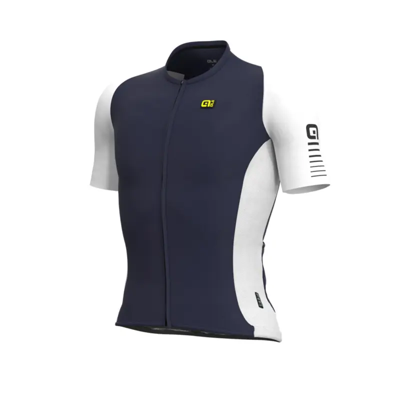 Letný cyklistický dres pánsky ALÉ R-EV1 RACE 2.0 modrý