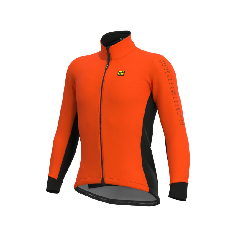 Zimní cyklistická pánská bunda Alé Cycling Solid Fondo oranžová