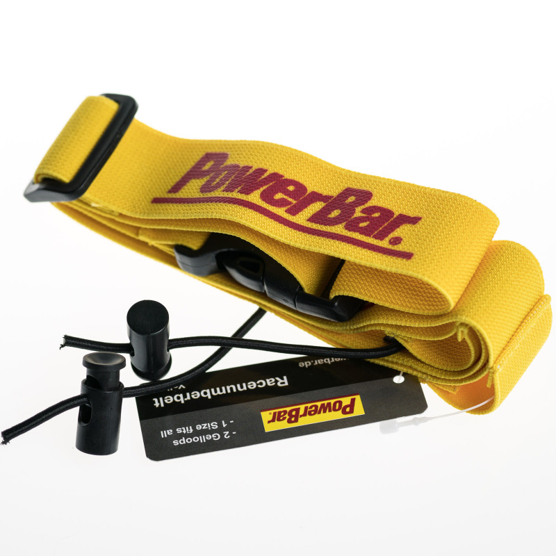 PowerBar opasek na startovní číslo žlutý