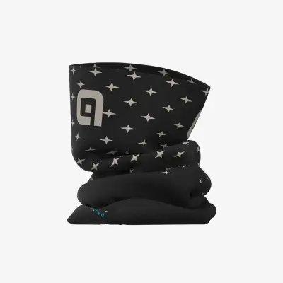 Cyklo nákrčník ALÉ STARS TUBOLAR HEADGEAR čierny/šedý