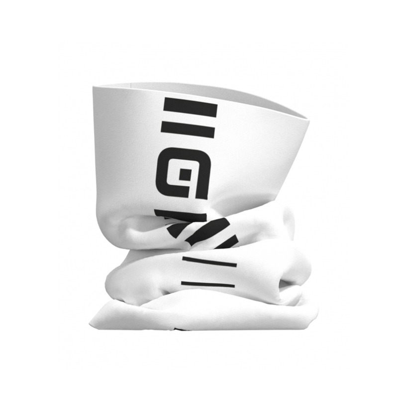 Cyklistický nákrčník Alé Cycling Accessori Identity biely