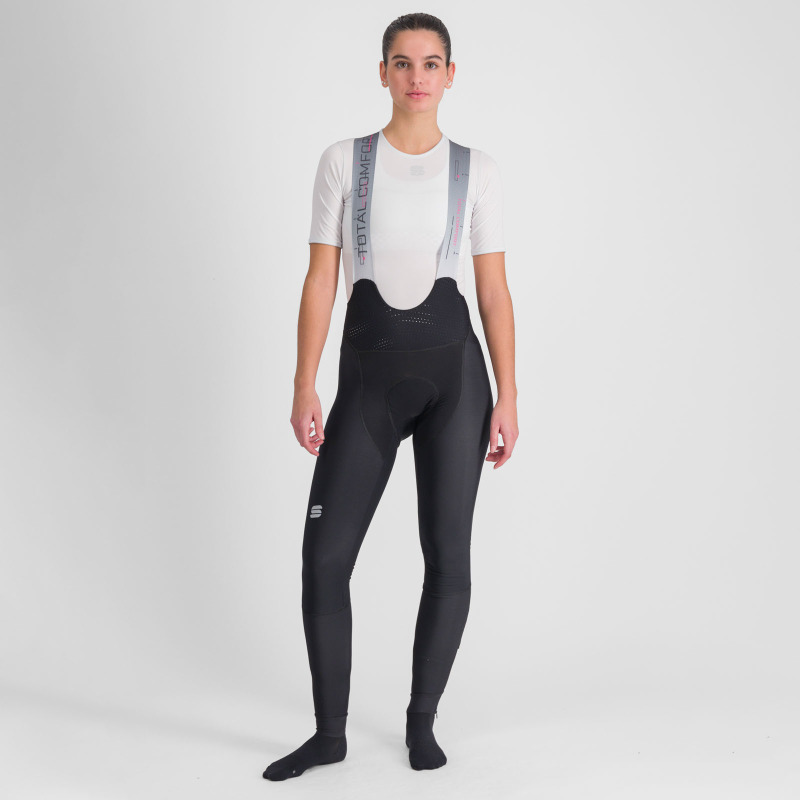Zimné cyklistické nohavice dámske Sportful Total Comfort čierne