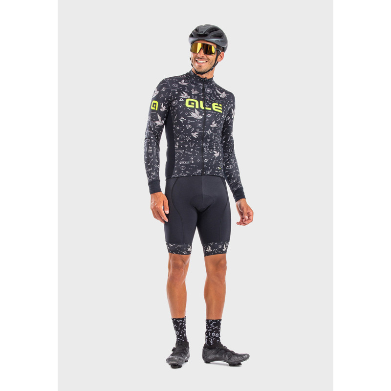 Letní cyklistické ponožky Alé VERSILIA Socks černé