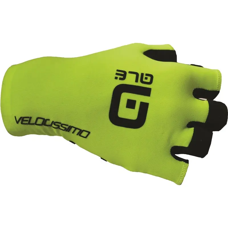 Letní cyklistické rukavice Alé Velocissimo Crono Glove žluté