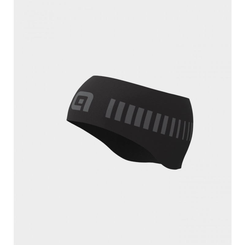 Zimná cyklistická čelenka Alé Cycling Strada čierna/sivá