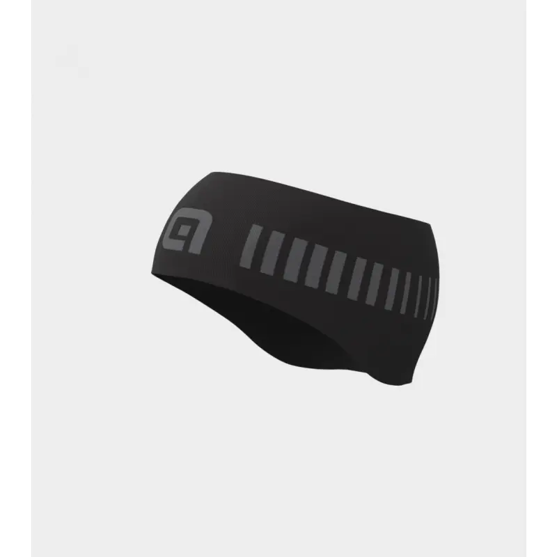 Zimná cyklistická čelenka Alé Cycling Strada čierna/sivá