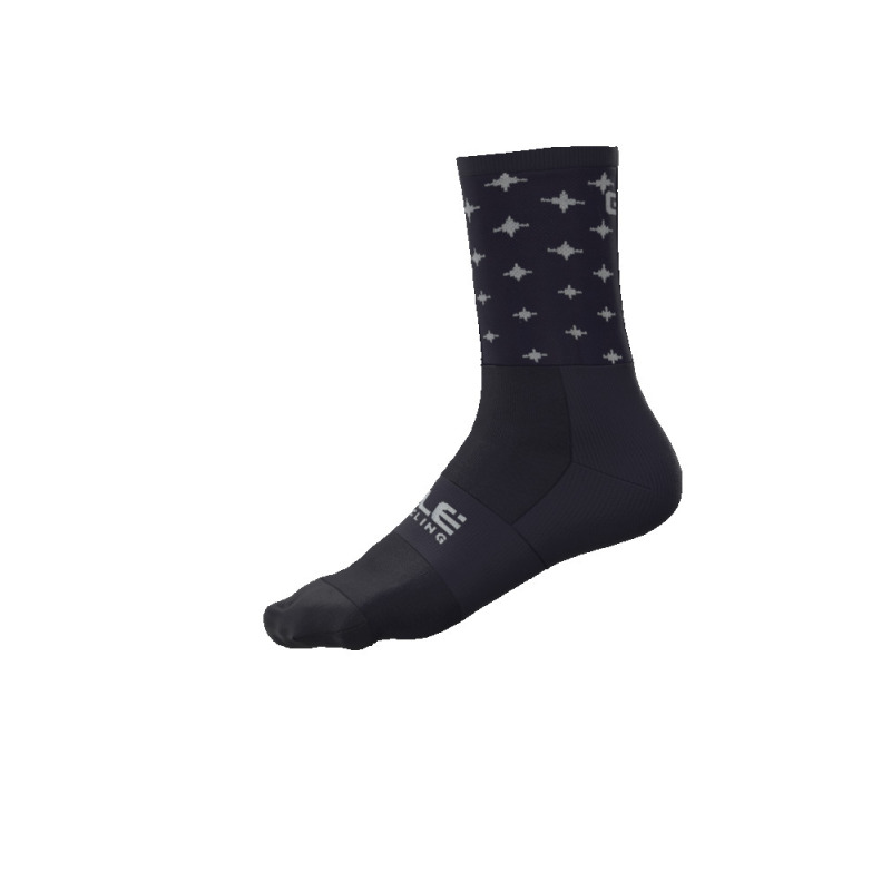 Letní cyklistické ponožky ALÉ STARS SOCKS modré