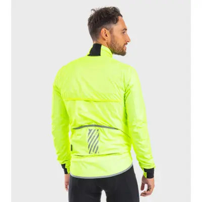 ALÉ Cycling vodeodolná cyklistická bunda KLIMATIK EXTREME pánska žltá