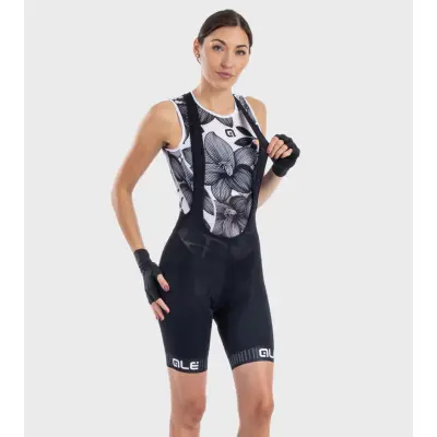 Letné dámske cyklistické nohavice Alé Cycling Solid Traguardo čierne