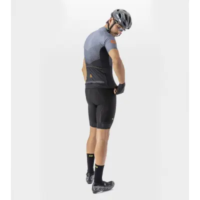 Letné pánske cyklistické nohavice Alé Cycling Graphics PR-R Strada čierne/šedé