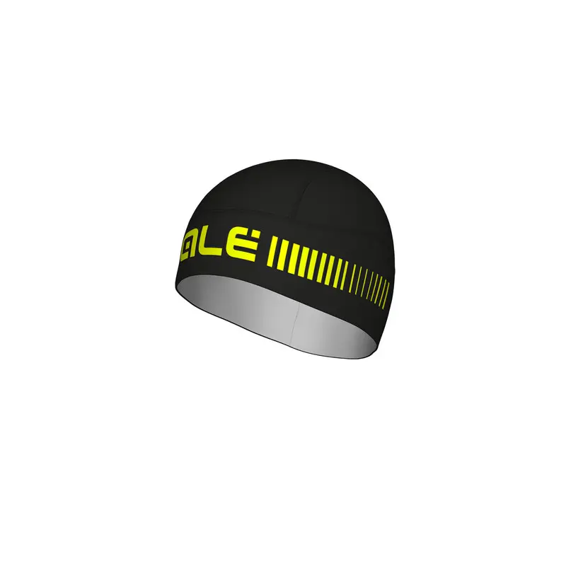 Cyklistická čiapka Alé Cycling Klima Head Cover čierna/žltá