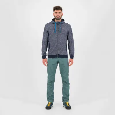 Karpos TOTOGA HEMP mikina so zipsom Sky Captain Melange